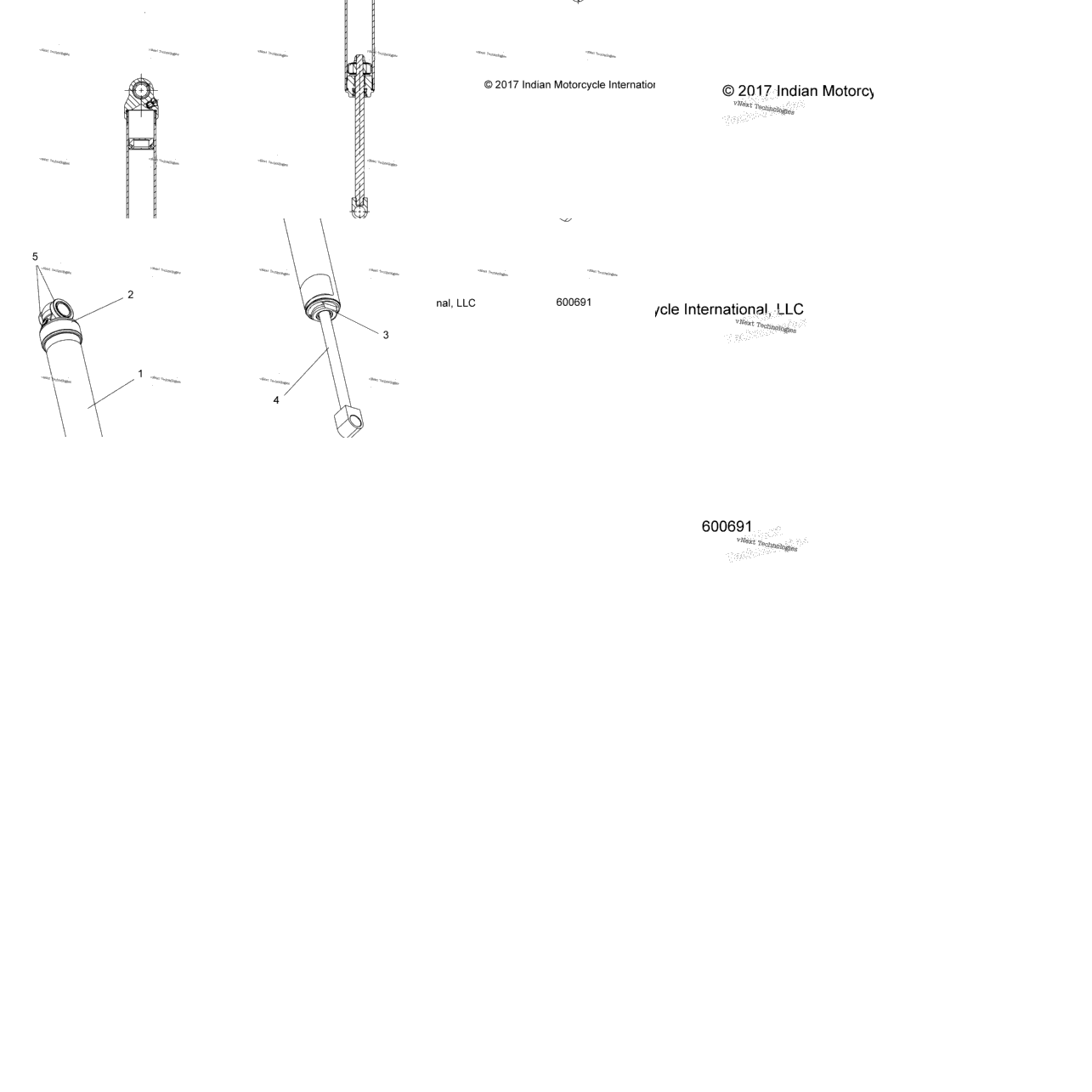 Suension, Shock, Rear Track S21fjb8 All Options (600691C)