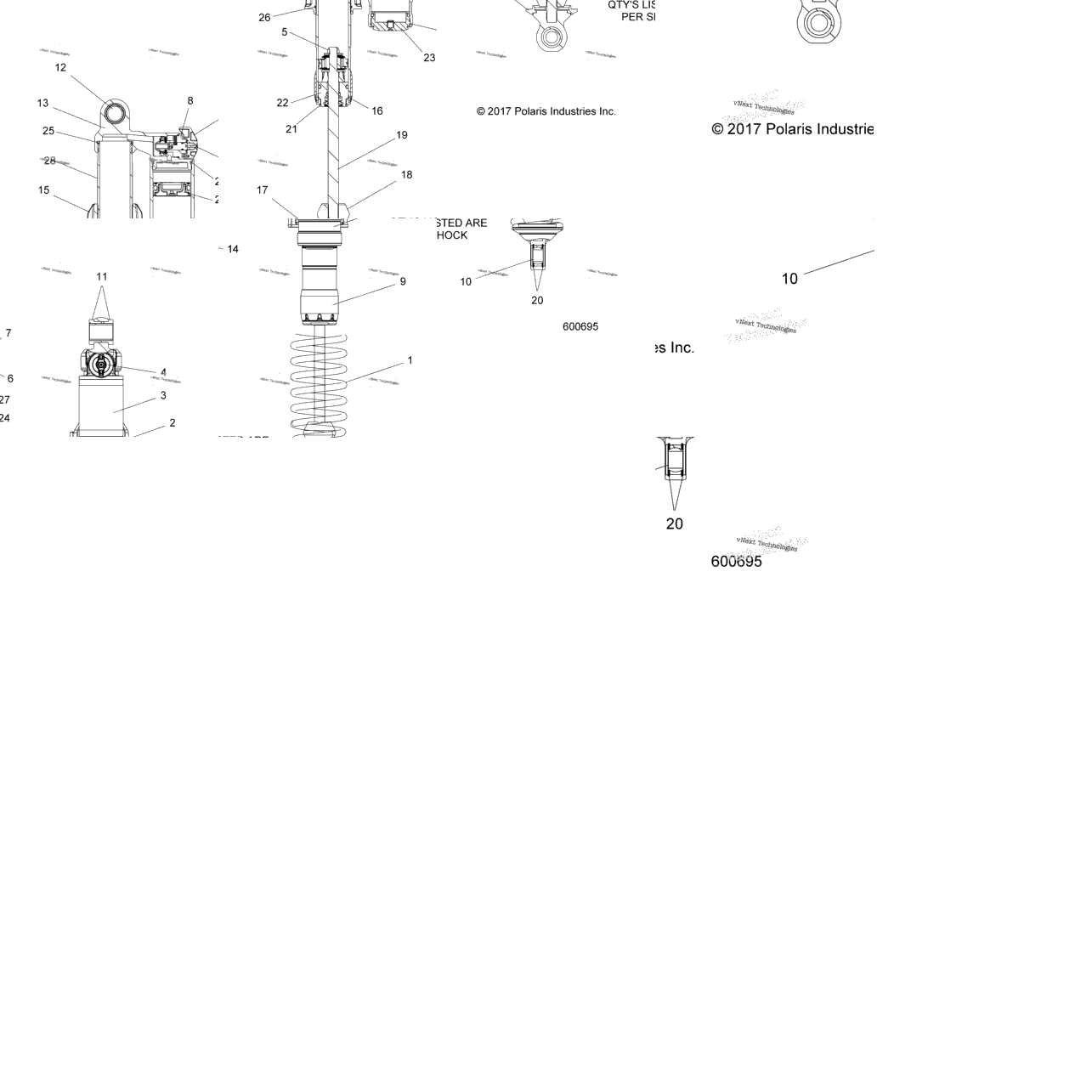 Suspension, Shock, Ifs S21fje8/Fjp8 All Options (600695C)