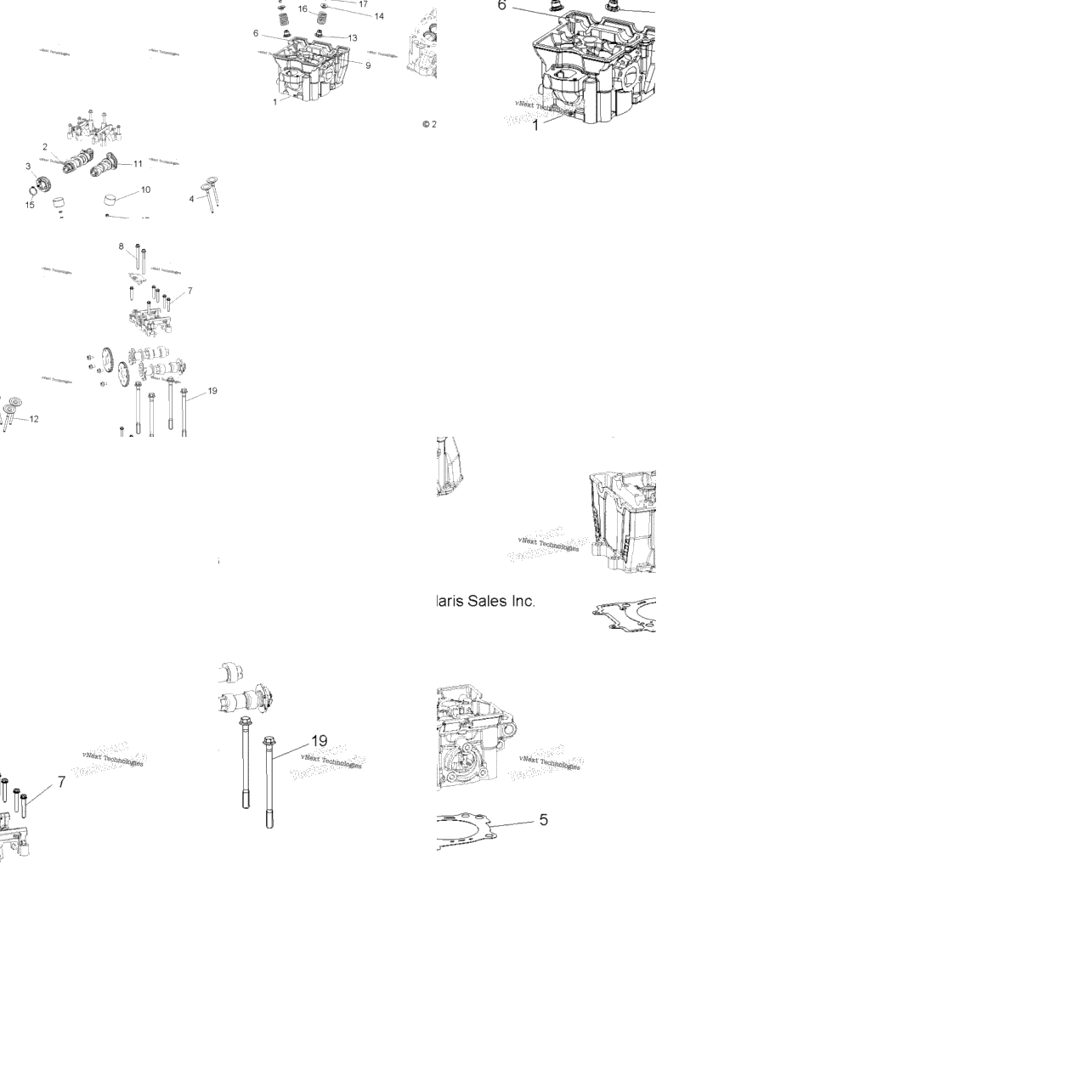 Engine, Cylinder Head, Cams & Valves