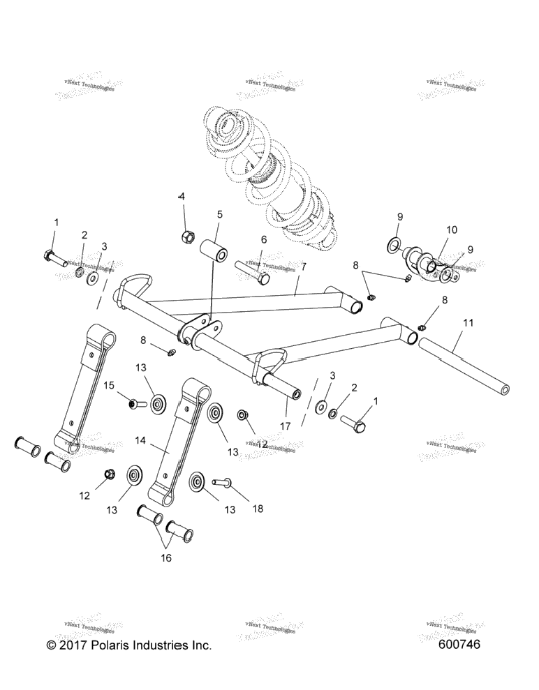Suspension, Torque Arm, Front All Options