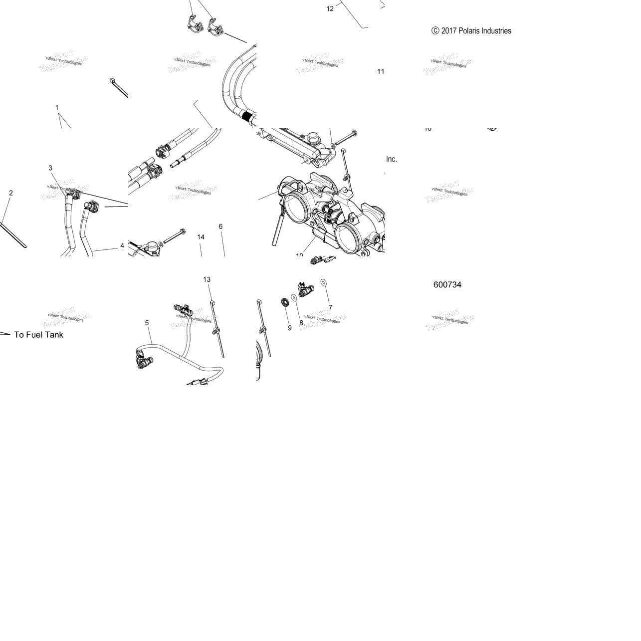 Fuel System, Rail, Lines & Throttle Body