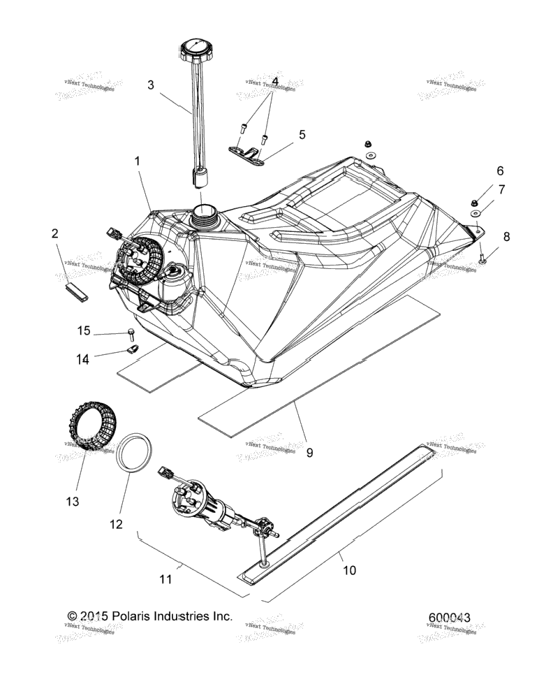 Fuel System, Fuel Tank Asm. All Options