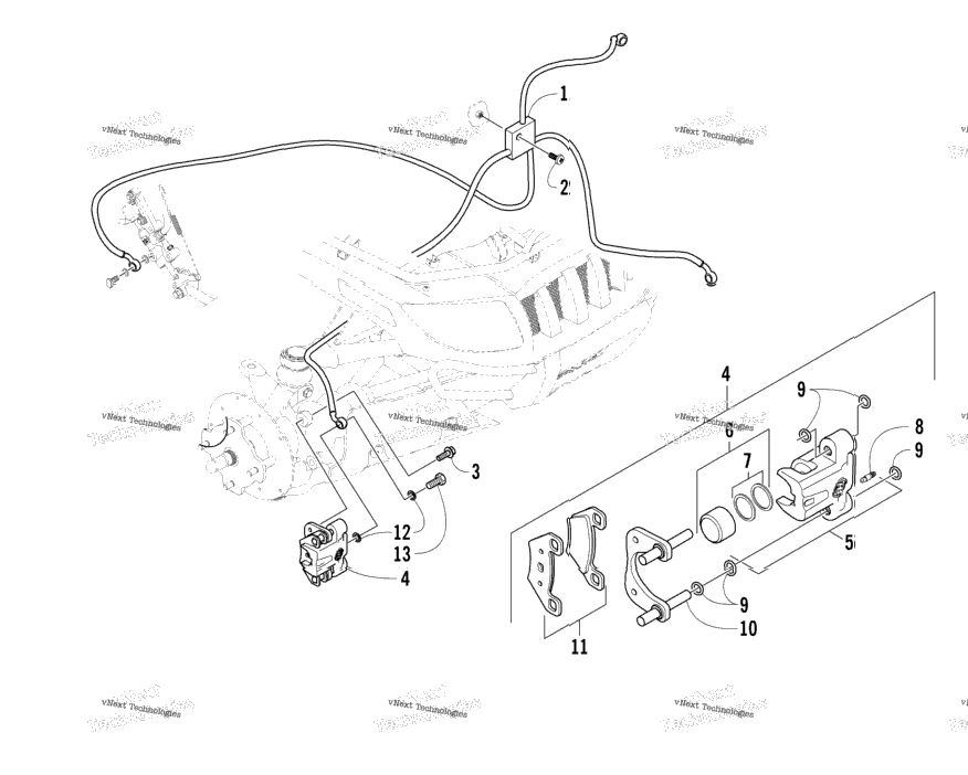 Hydraulic Brake Assembly