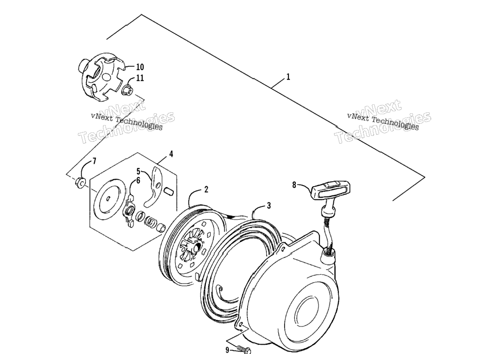 Recoil Starter Assembly
