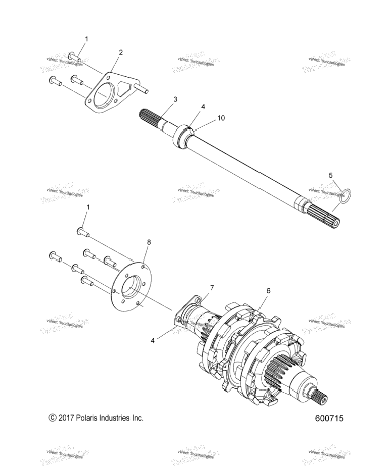 Drive Train, Jackshaft & Driveshaft All Options