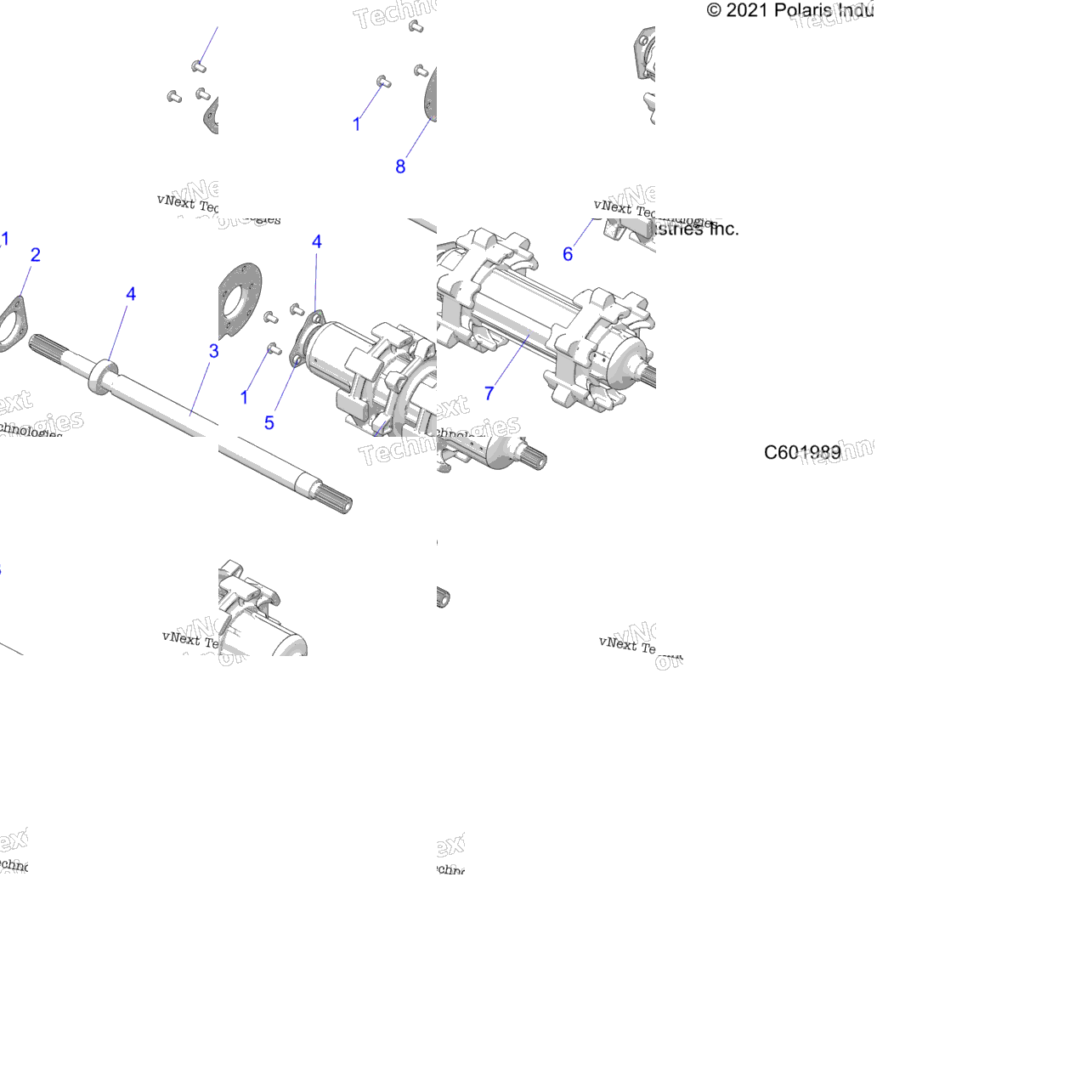 Drive Train, Jackshaft & Driveshaft