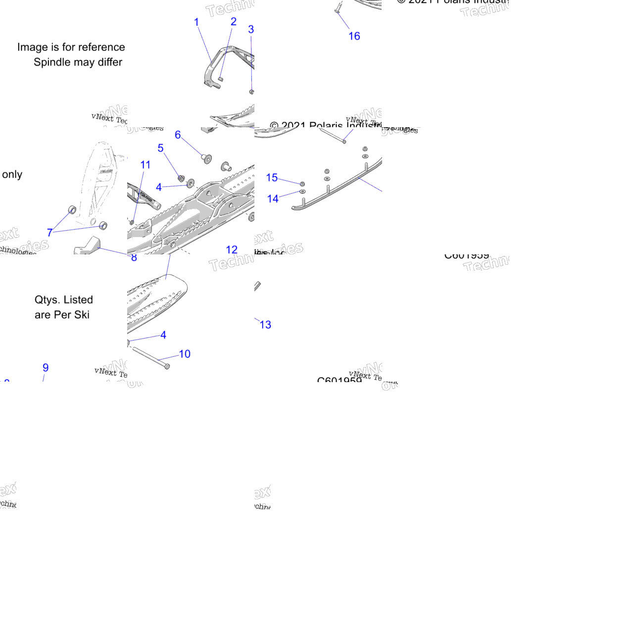 Steering, Ski Asm