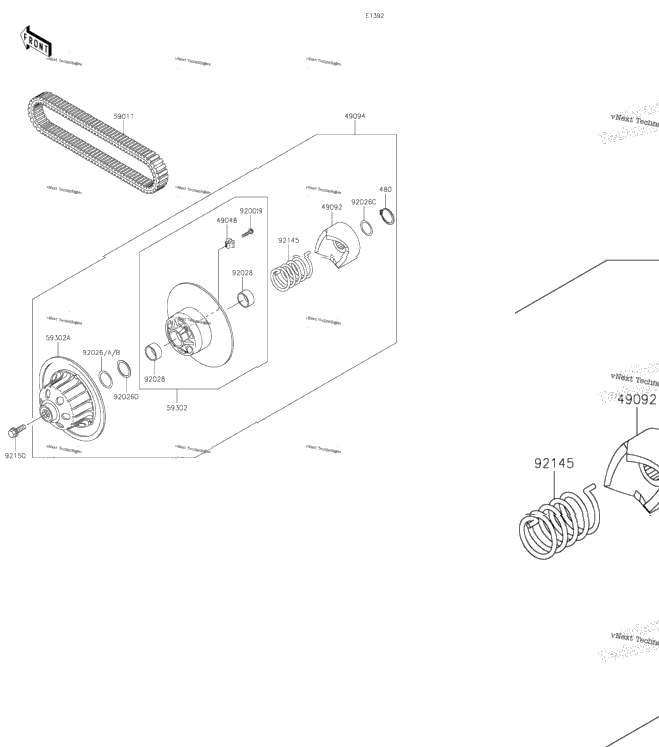 Driven Converter/Drive Belt
