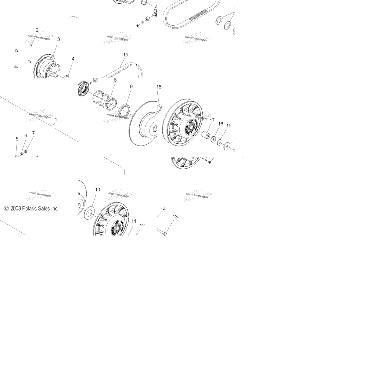 Drive Train, Clutch, Secondary All Options