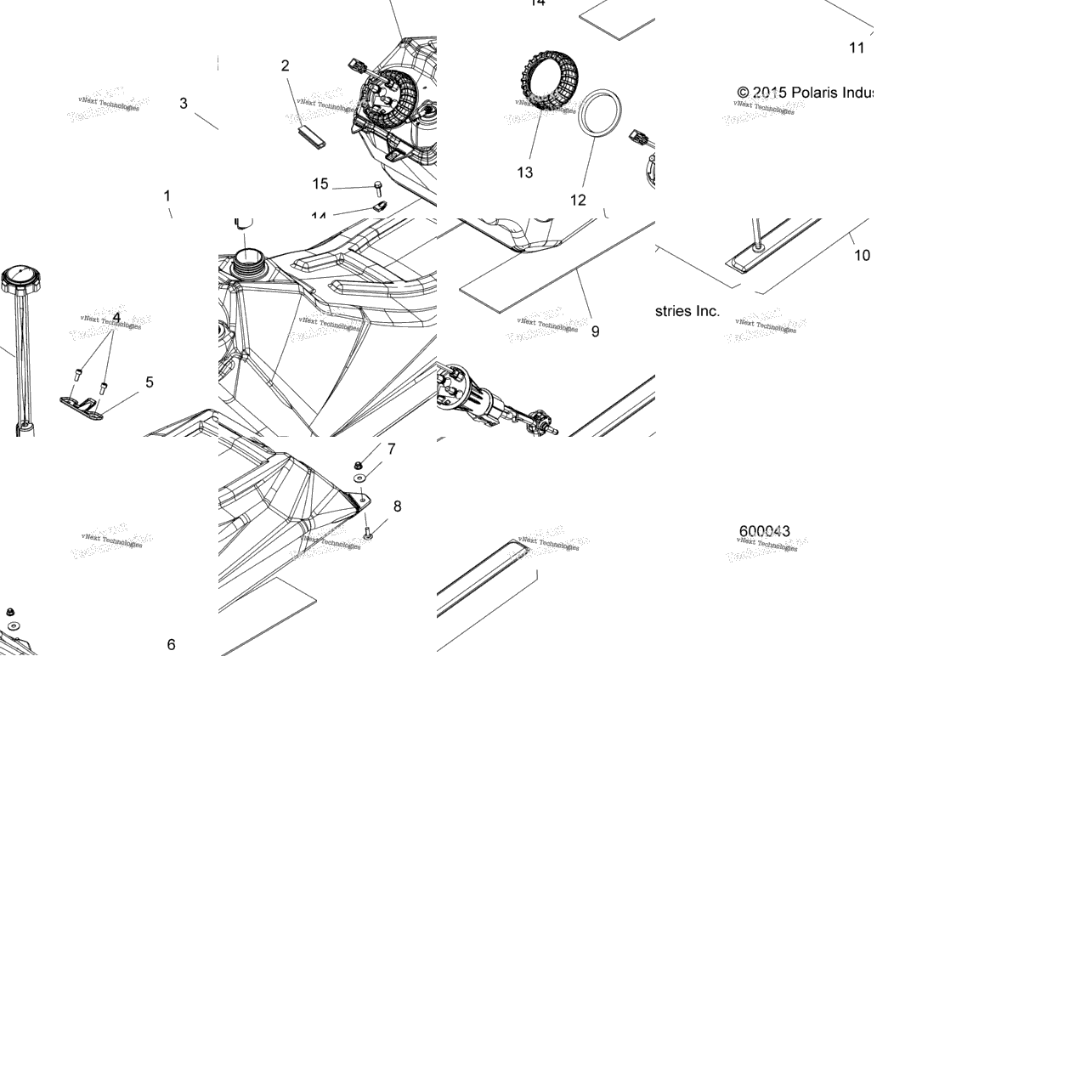 Fuel System, Fuel Tank Asm. All Options