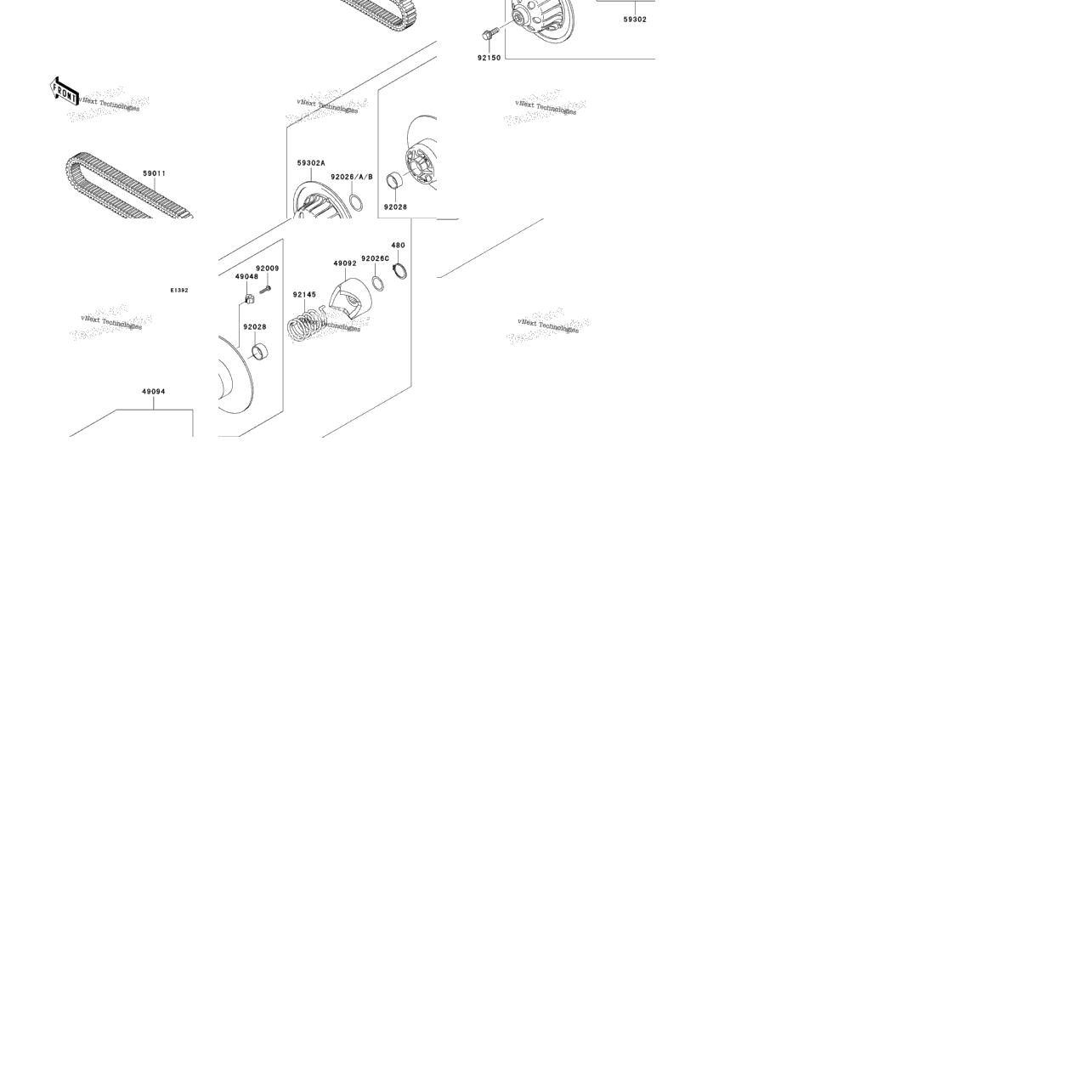 Driven Converter/Drive Belt