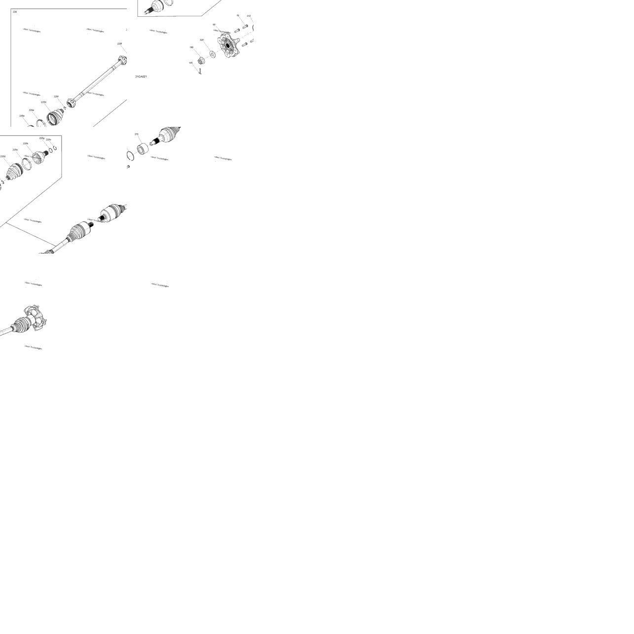 Drive - Rear Section - Common Parts
