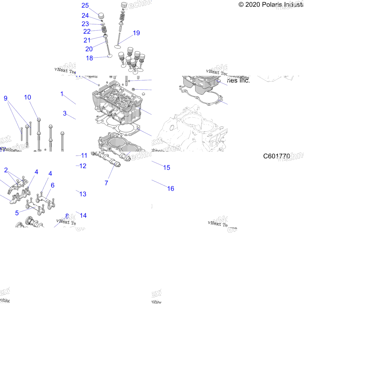 Engine, Cylinder/Cylinder Head Asm