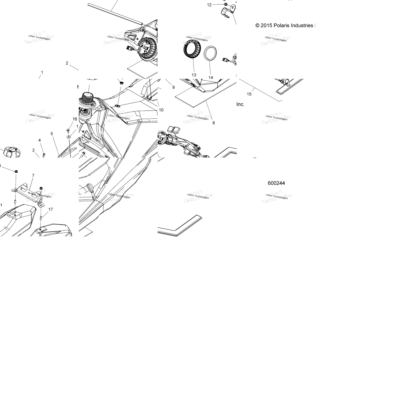 Fuel System, Fuel Tank Asm. All Options