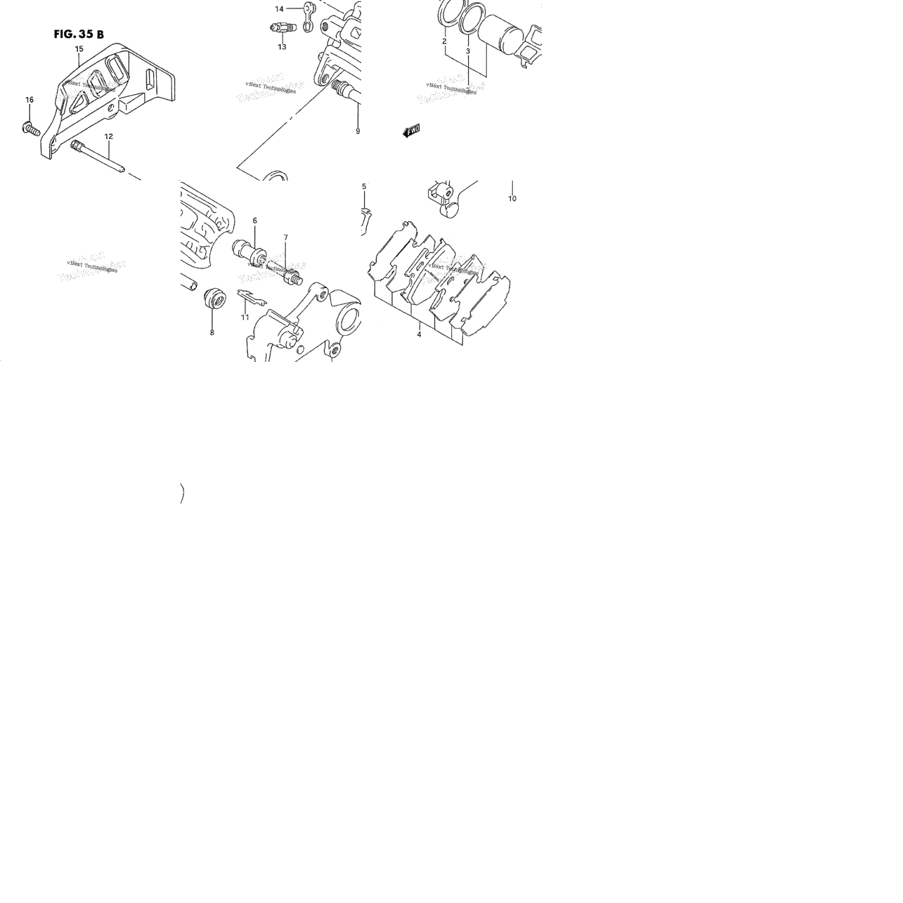 Rear Caliper (Model S)