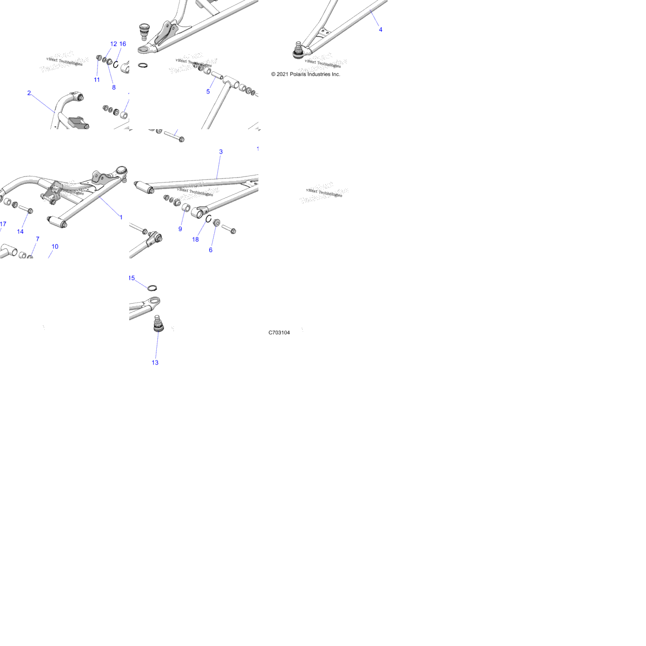 Suspension, Front Control Arms