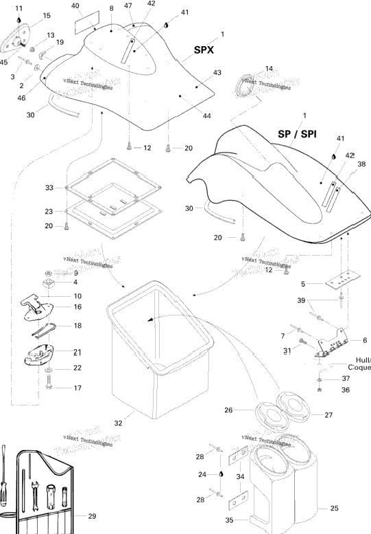 Front Storage Compartment Sp