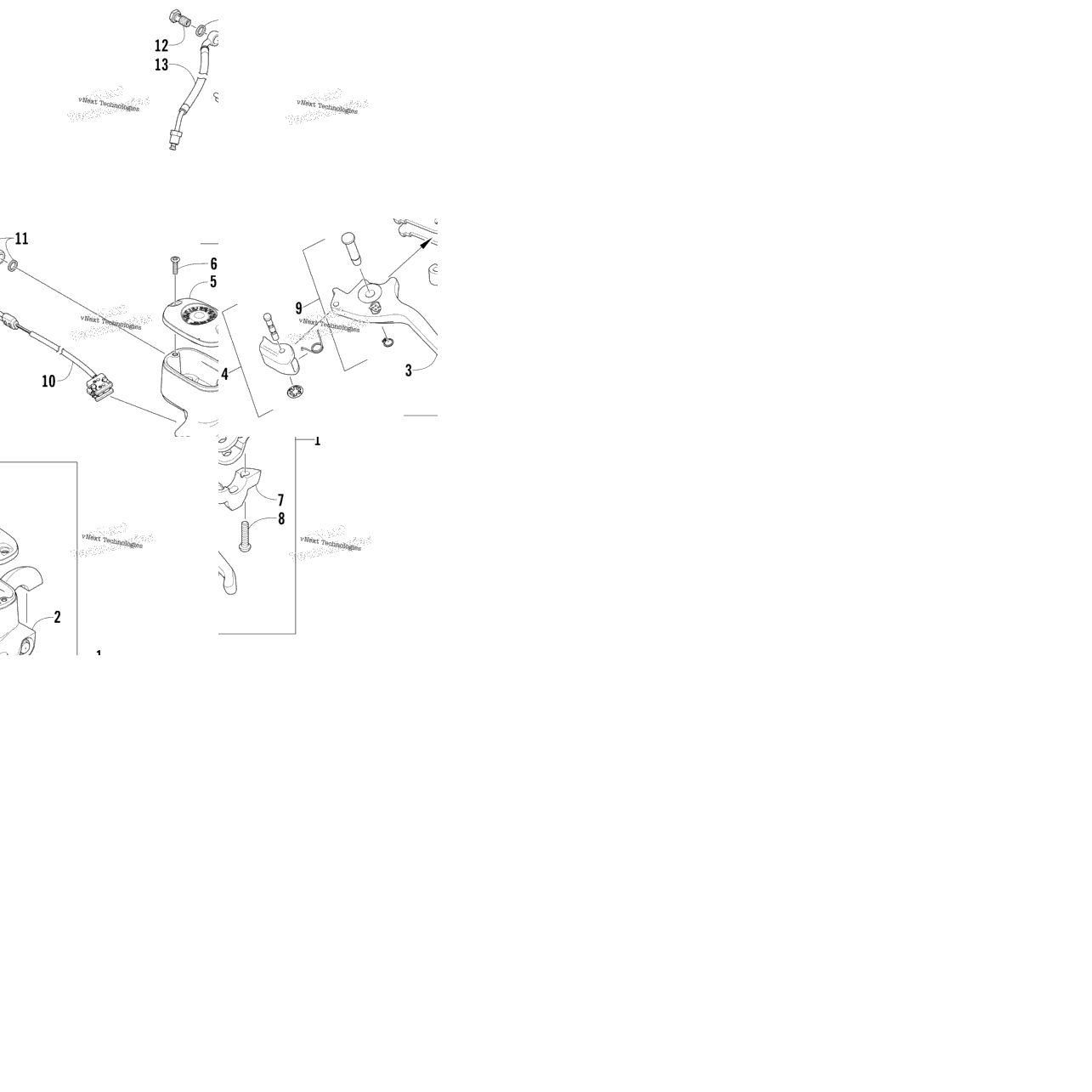Hydraulic Brake Control Assembly