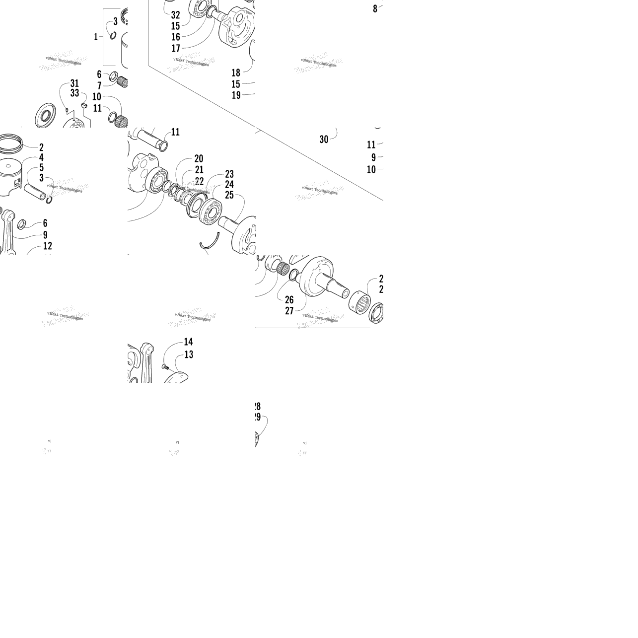 Piston And Crankshaft
