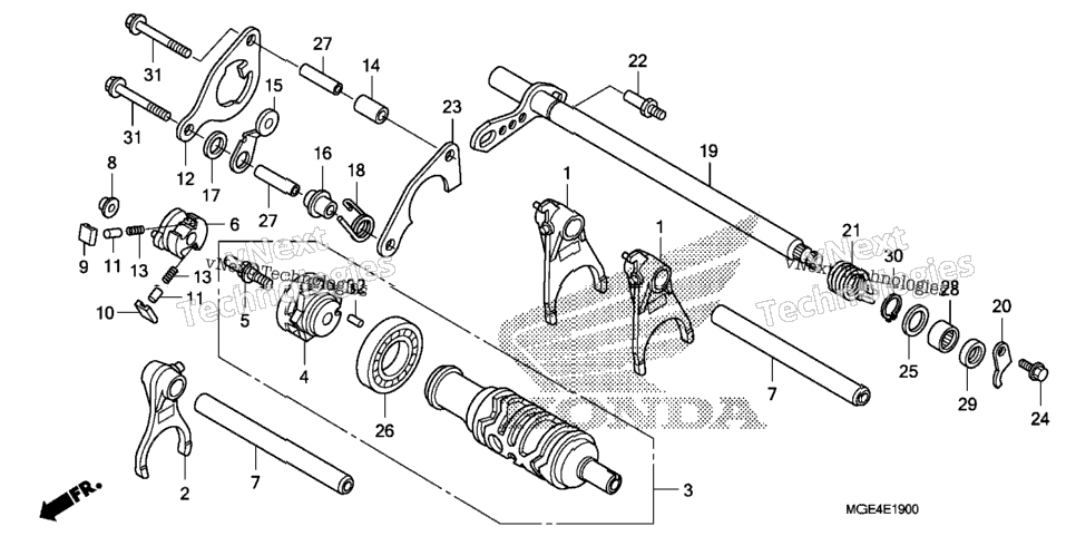 Gearshift Drum (1)