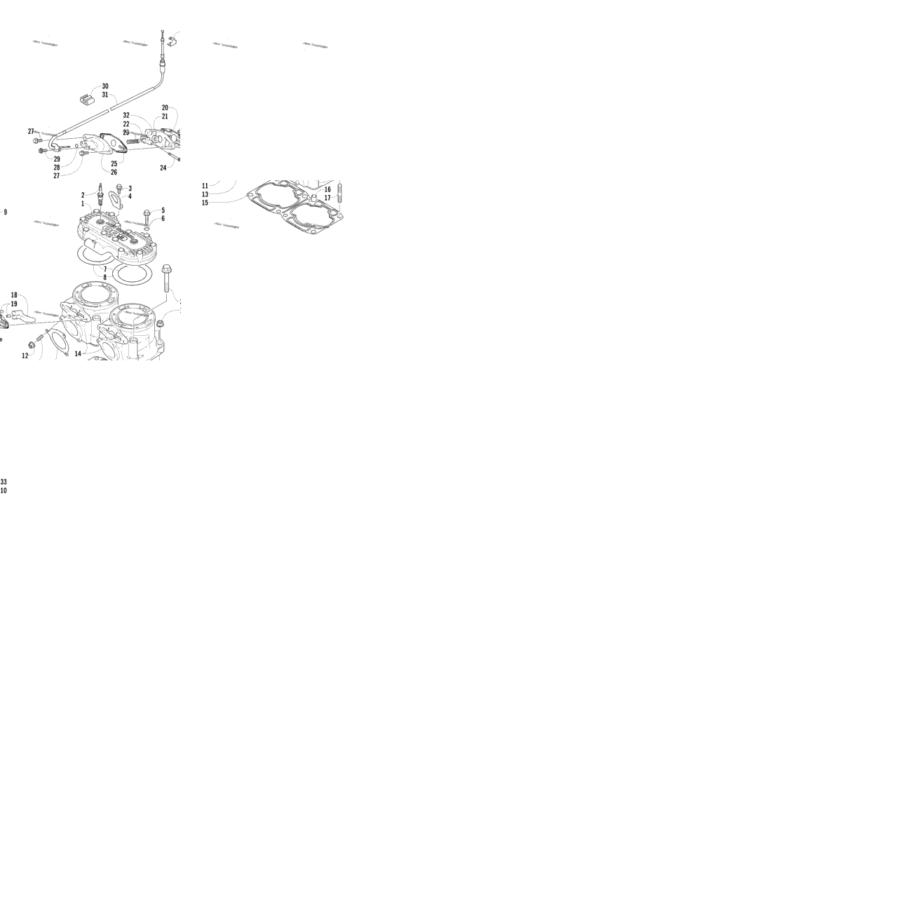 Cylinder And Head Assembly