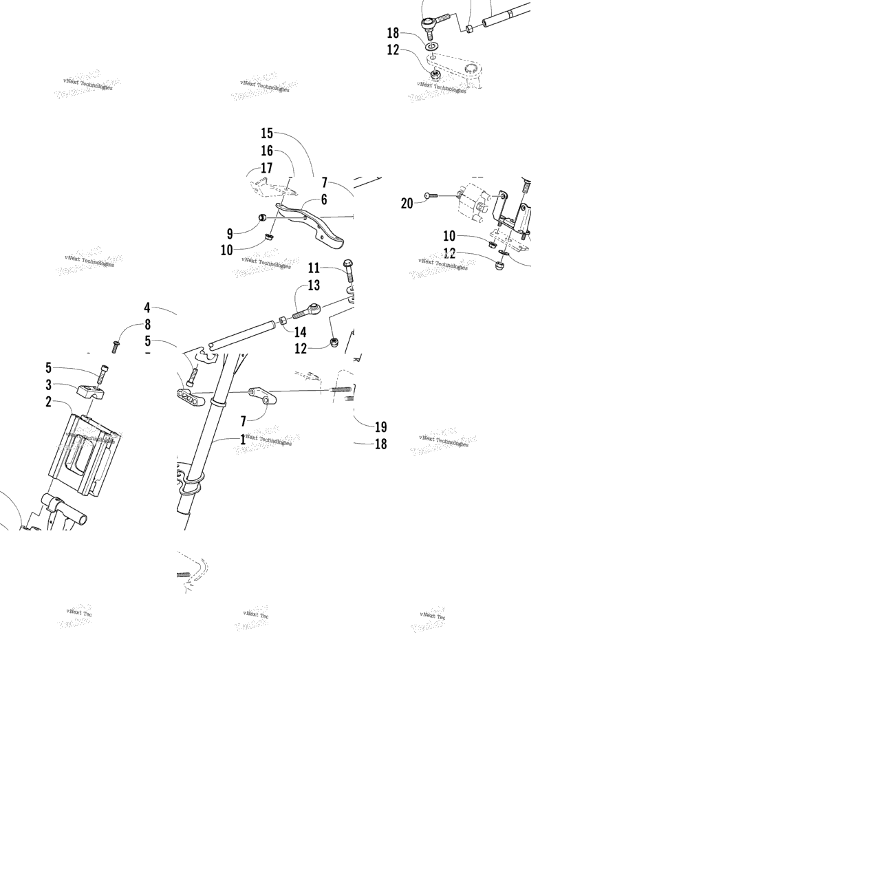 Steering Post Assembly