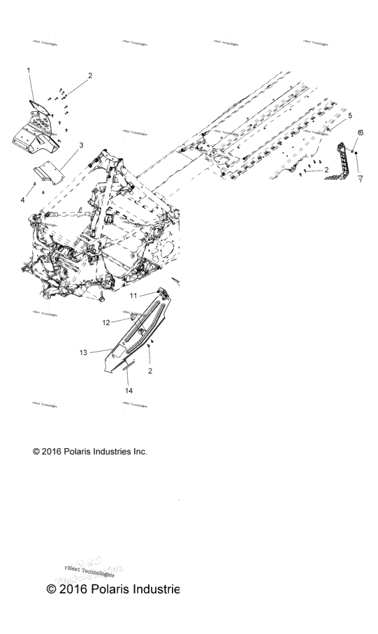 Chassis, Clutch Guard & Footrests All Options