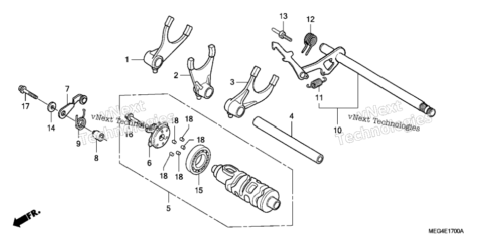 Gearshift Drum