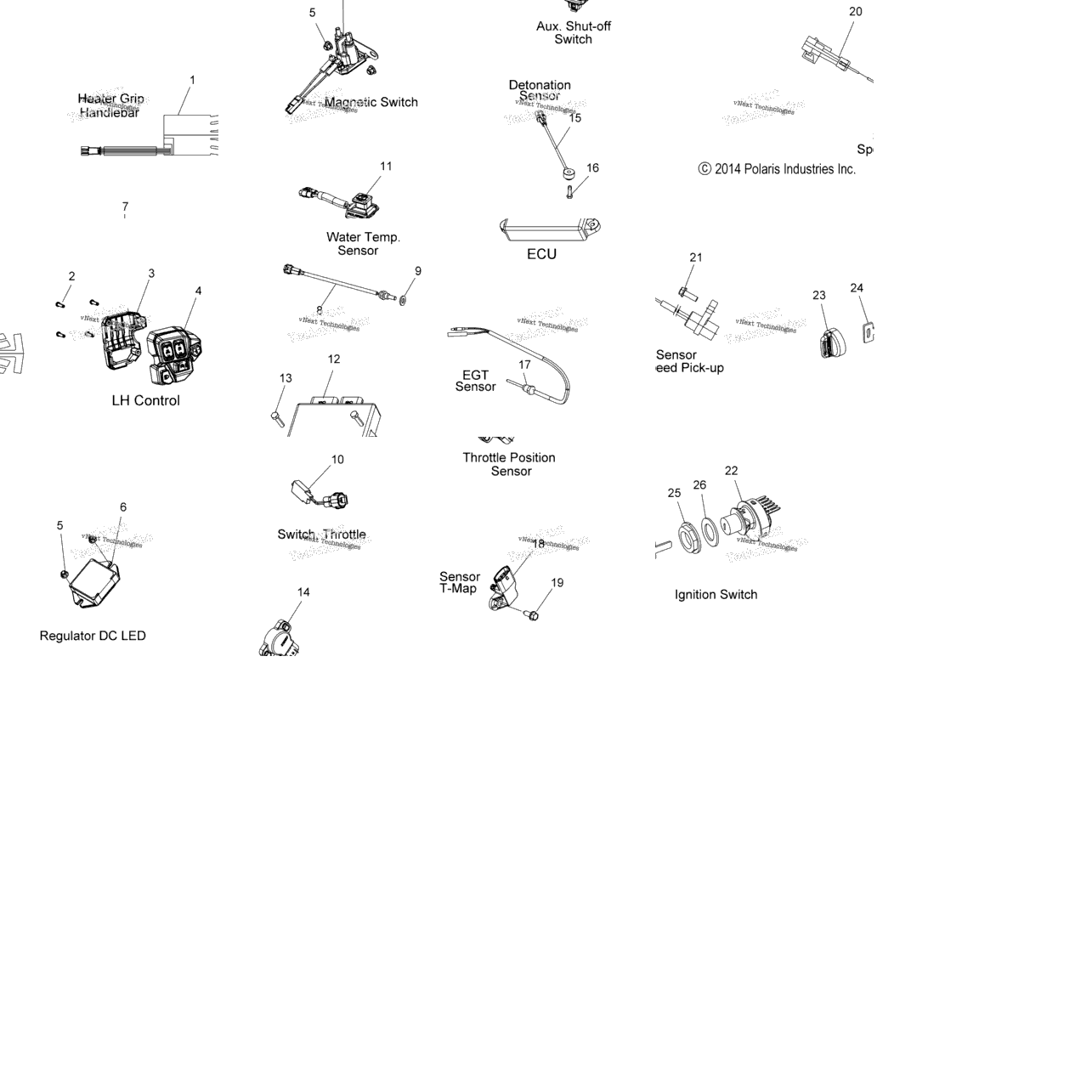 Electrical, Switches, Sensors & Components