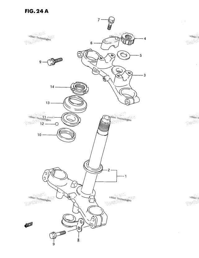 Steering Stem (Model K)