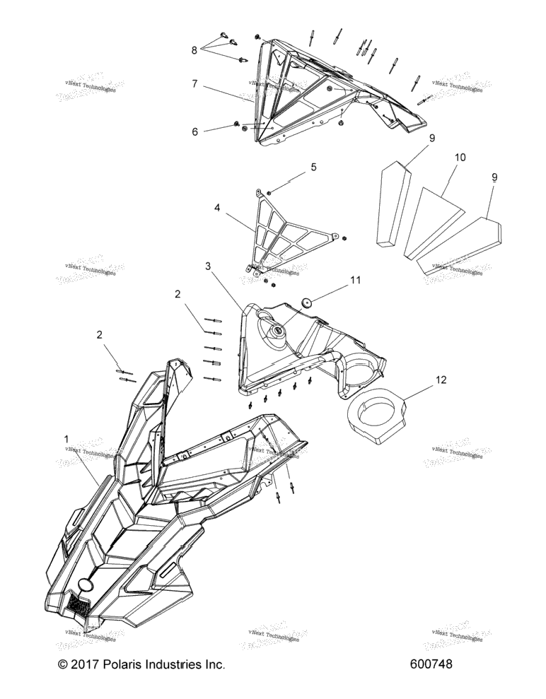 Body, Hood Asm., Plenum