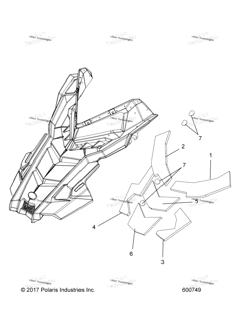 Body, Hood Foam/Fiber