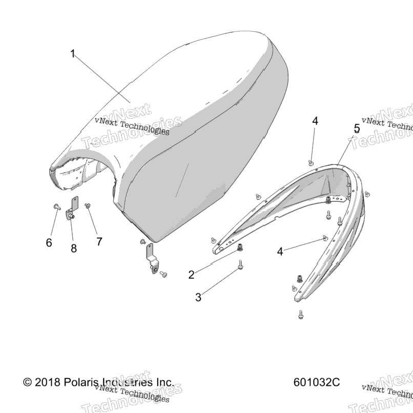 Body, Seat Asm