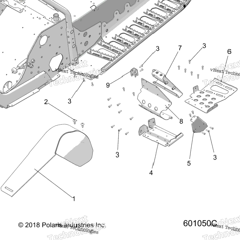 Chassis, Footrestlh & Clutch Guard