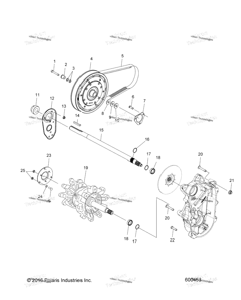 Drive Train, Jackshaft & Driveshaft