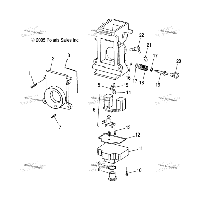 Engine, Carburetor, Lower