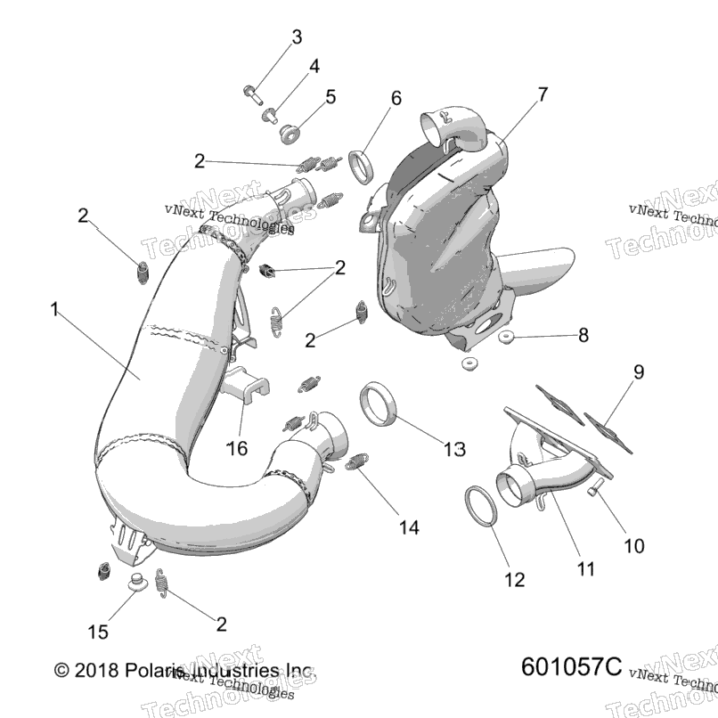 Engine, Exhaust System