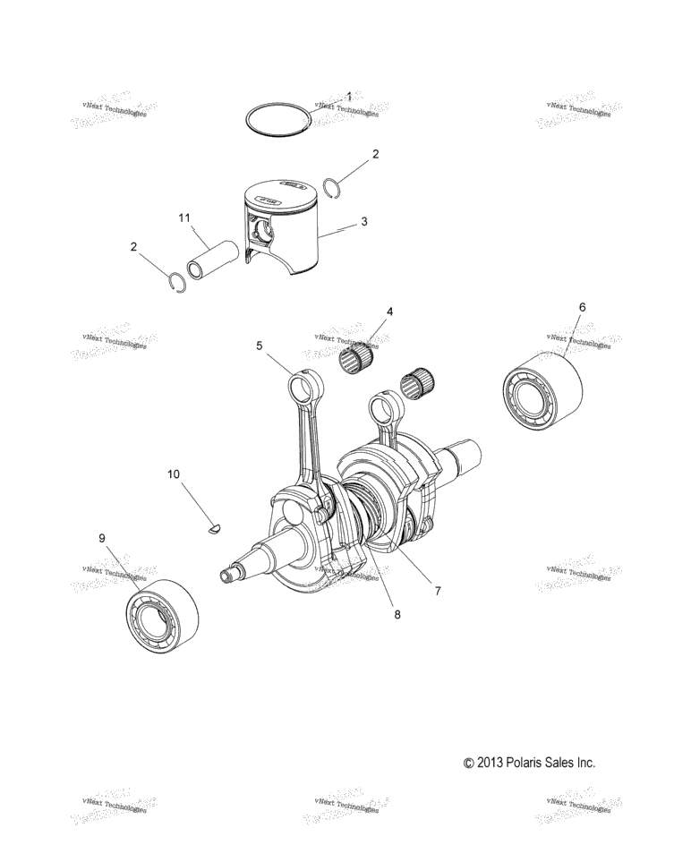 Engine, Piston & Crankshaft