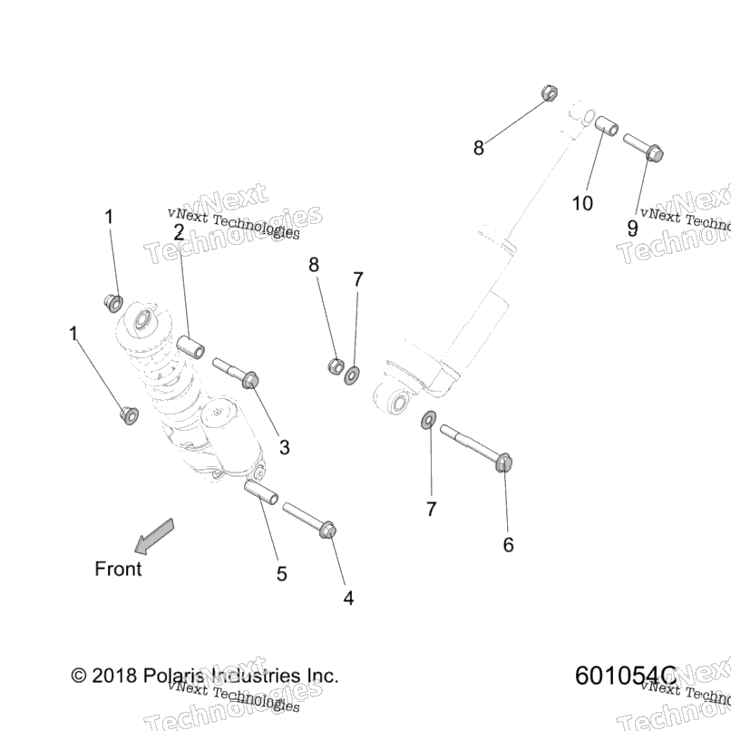 Suspension, Shock Mounting (601054C)