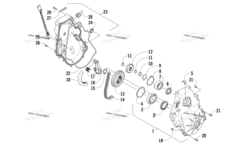 Chain Case Assembly