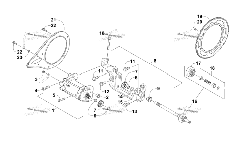 Starter Motor Assembly