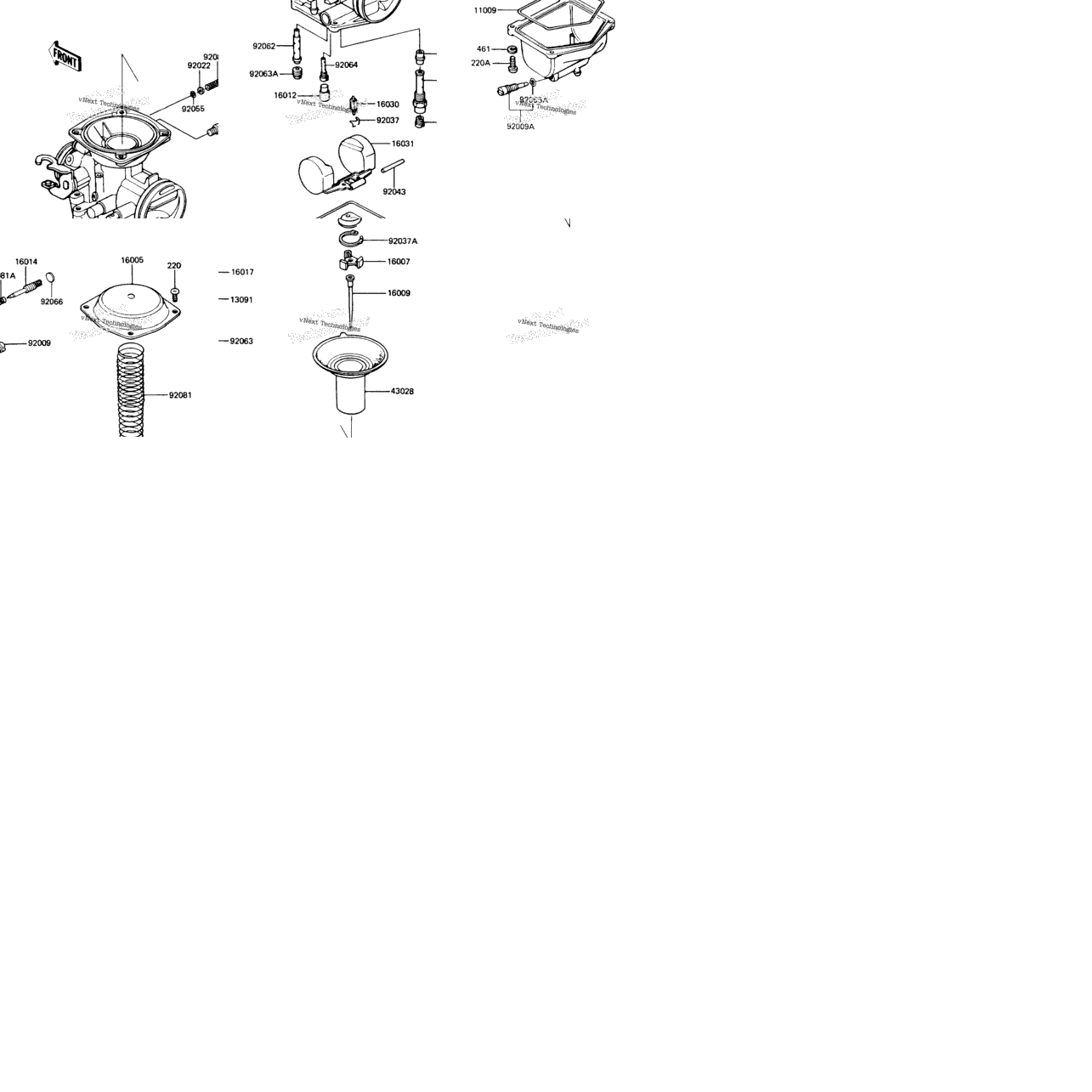 Carburetor Parts (Ca.)