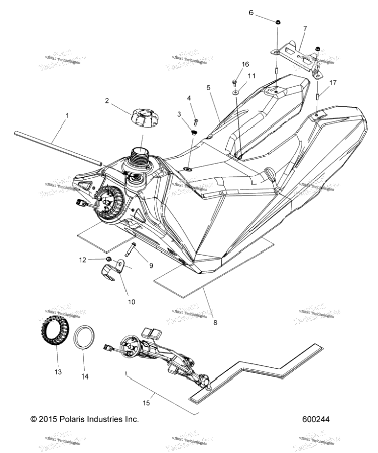 Fuel System, Fuel Tank Asm