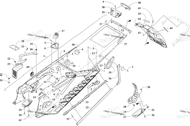Tunnel And Snowflap Assembly