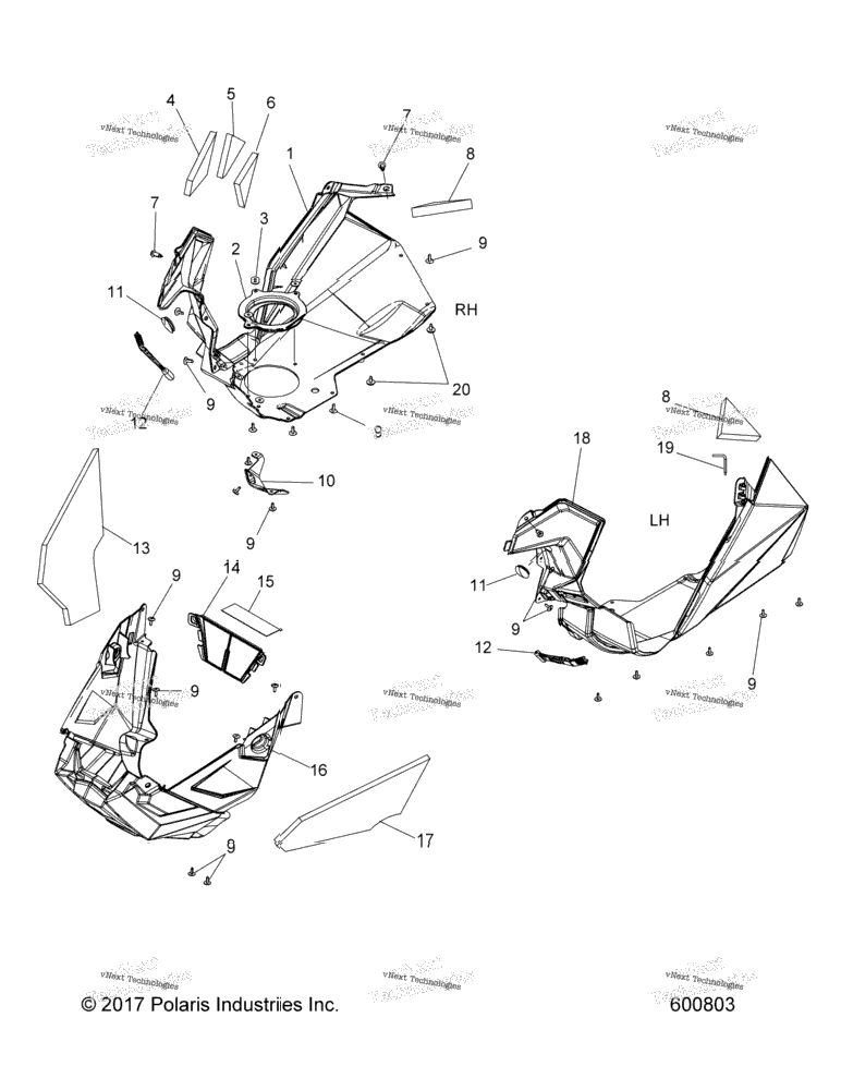 Body, Fenders And Nosepan Asm. /Pel