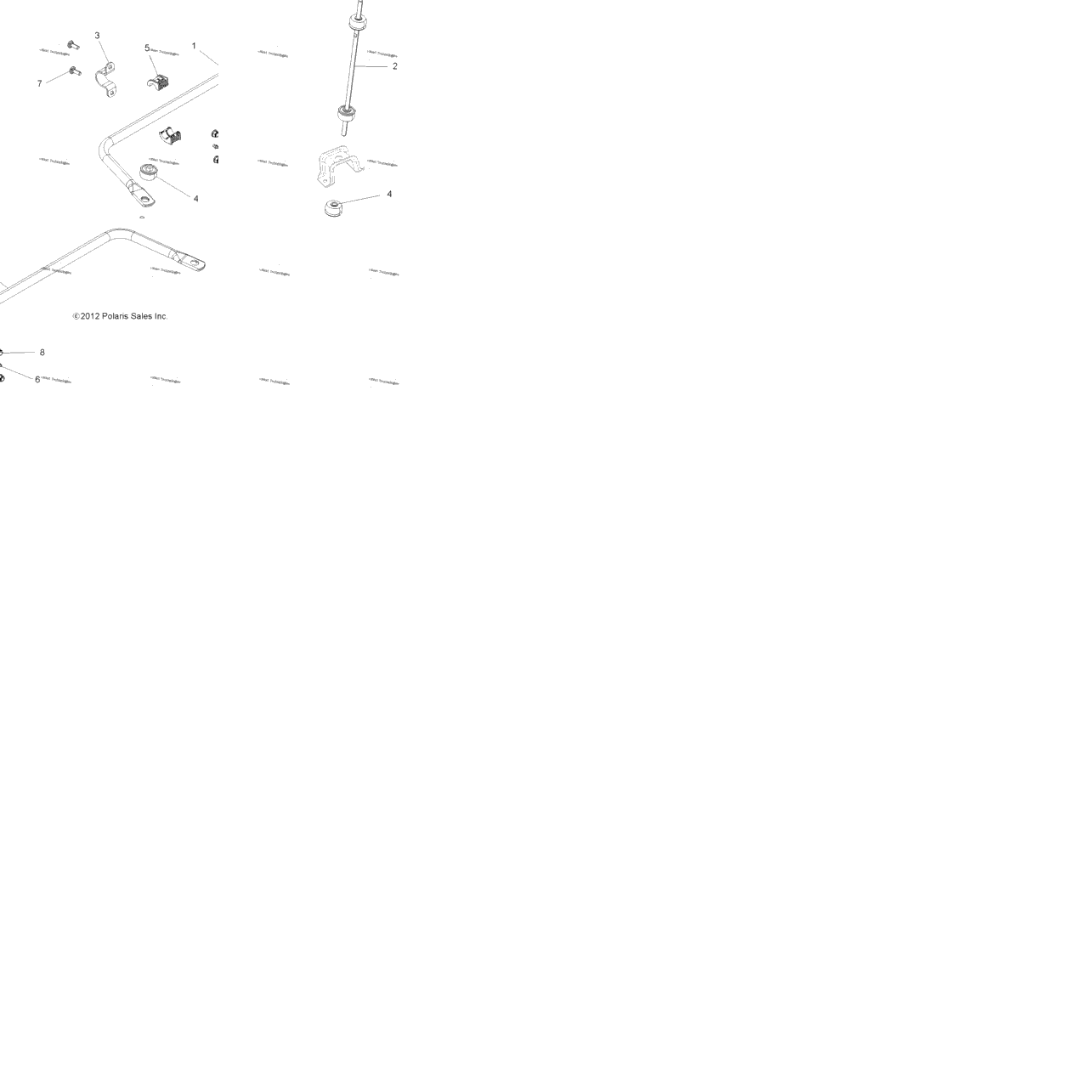 Suspension, Torsion Bar, Rear