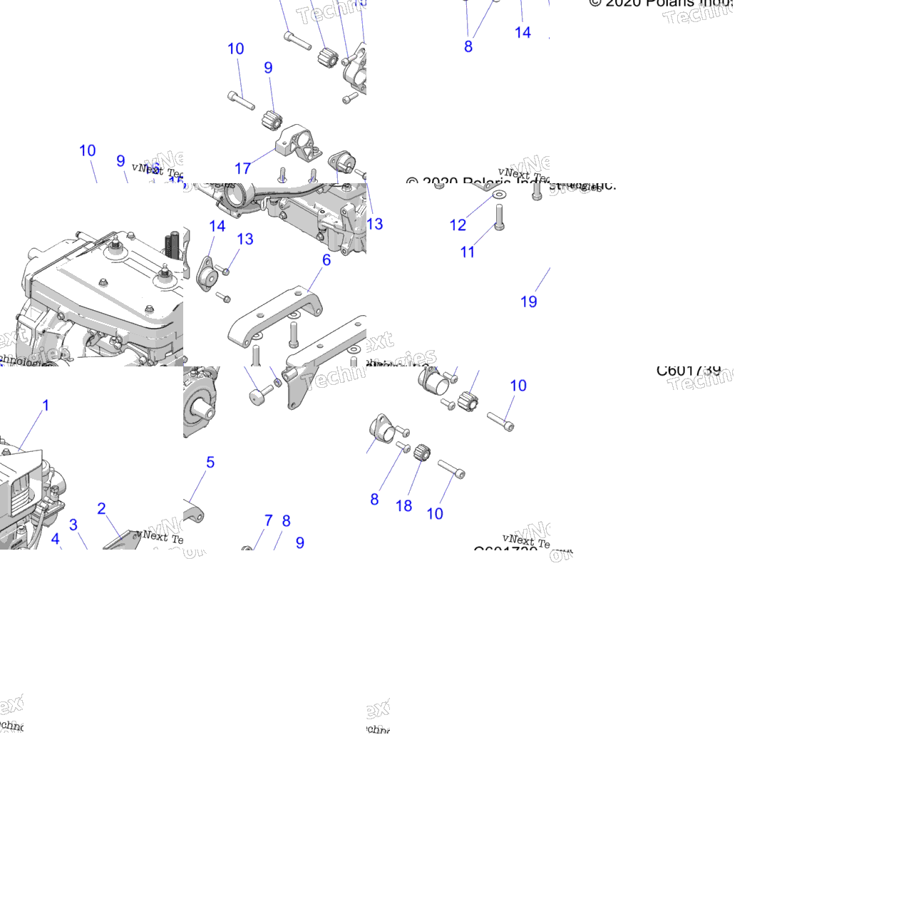 Engine, Mounting & Long Block