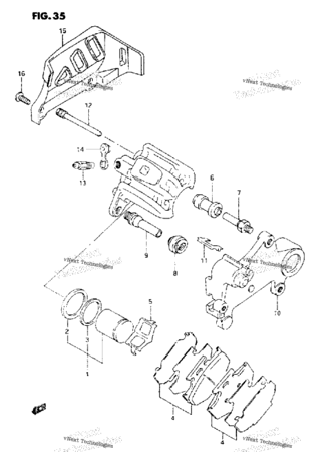 Rear Calipers (Model N)