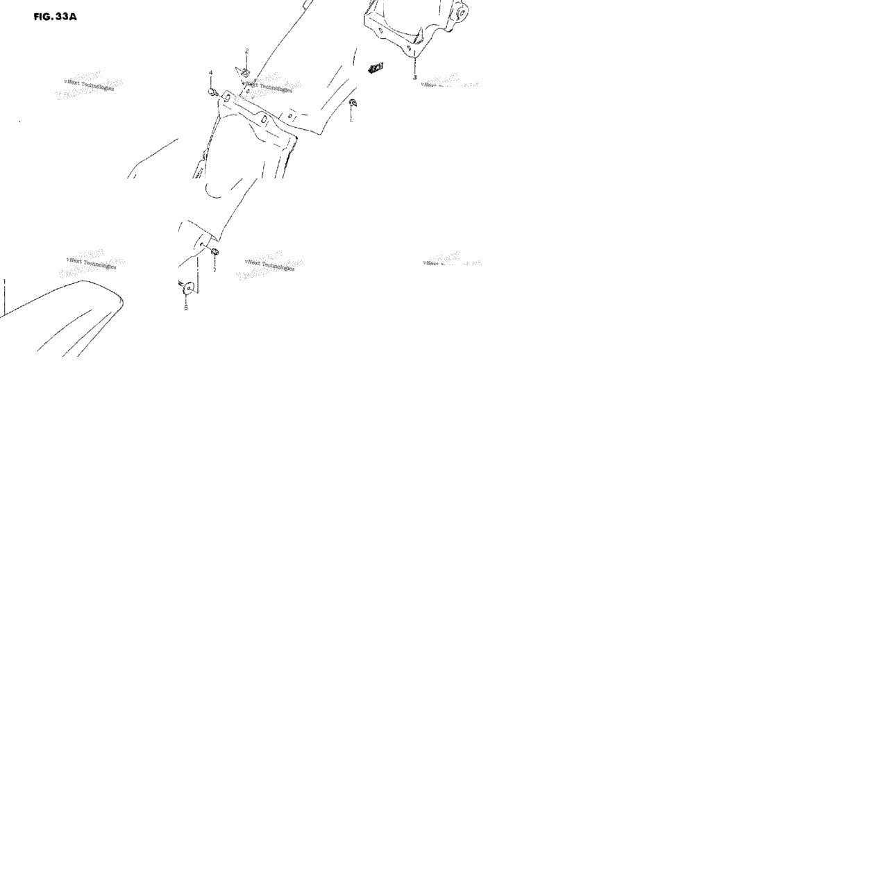 Rear Fender (Model P/R/S)