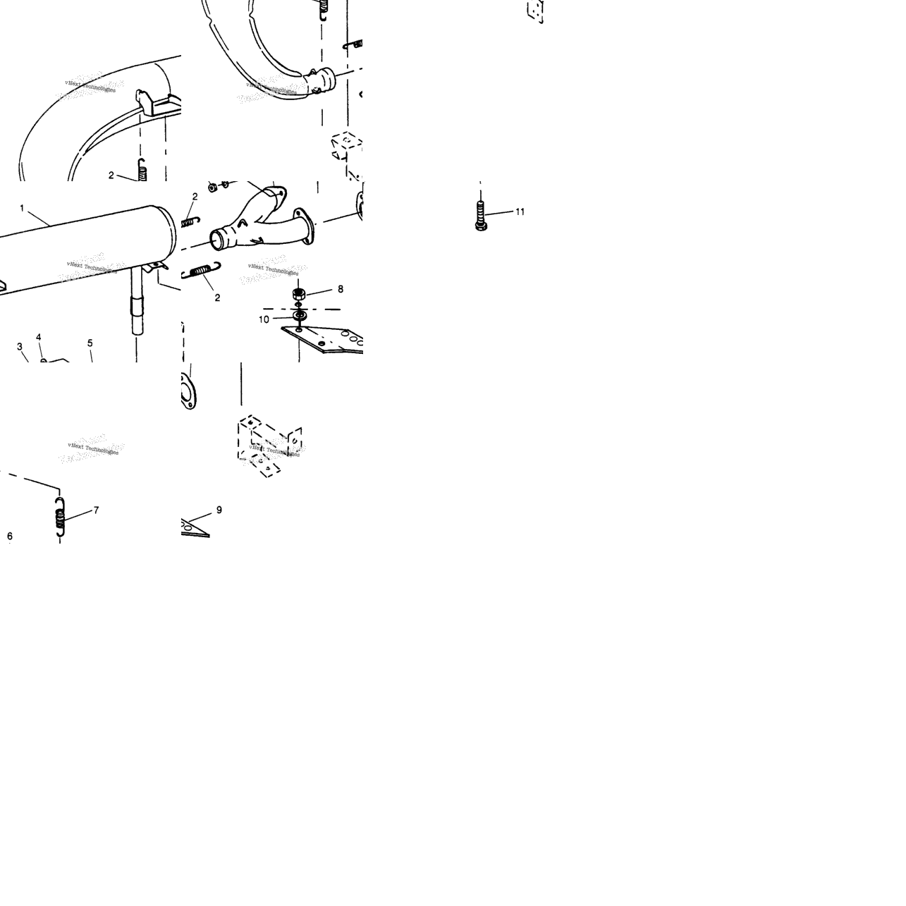 Exhaust System 500 Efi Sks 0962574, 500 Efi Rmk , & European 500 E